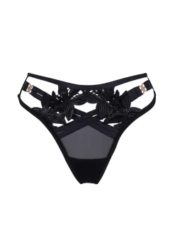 BLUEBELLA Ophelia High-Waist Thong (Black)