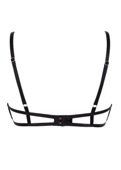 BLUEBELLA Oriana Open Bra 15 BLUEBELLA Oriana Open Bra -Boutique Fashion Lingerie Store bluebella oriana open bra cupless underwire black gold chain ultra sexy lingerie G