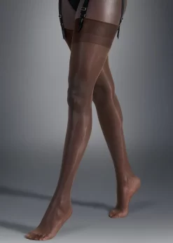 BLUEBELLA Plain Leg / Plain Top Stockings (Berry)