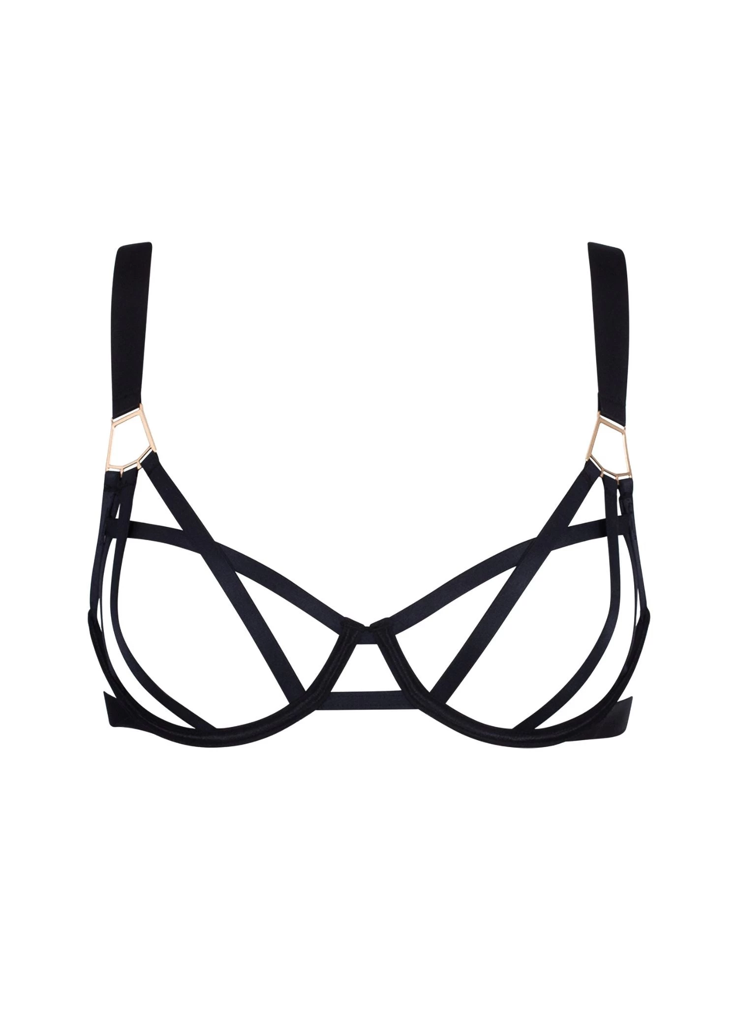 BLUEBELLA Salma Open Wired Bra (Black) 1 BLUEBELLA Salma Open Wired Bra (Black)