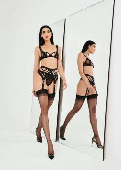 BLUEBELLA Sawyer Thong 9 BLUEBELLA Sawyer Thong -Boutique Fashion Lingerie Store bluebella sawyer thong black bottoms sexy lingerie G