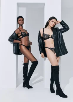 BLUEBELLA Sofia Bra 14 BLUEBELLA Sofia Bra -Boutique Fashion Lingerie Store bluebella sofia bra underwire black mesh v cut plunge sexy lingerie G