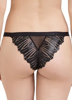 BLUEBELLA Sofia Brief -Boutique Fashion Lingerie Store bluebella sofia brief black mesh panty sexy lingerie luxury lingerie C
