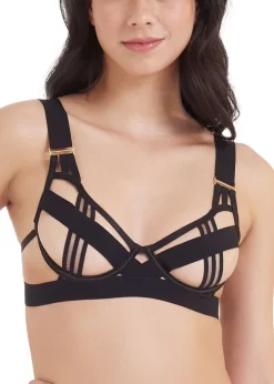 Front Page -Boutique Fashion Lingerie Store bluebella sutton underwired open bra black non padded cupless bra sexy lingerie B