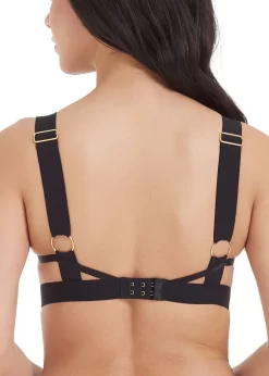 BLUEBELLA Sutton Bra -Boutique Fashion Lingerie Store bluebella sutton underwired open bra black non padded cupless bra sexy lingerie C