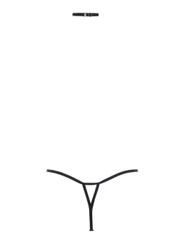 BLUEBELLA Valerian Harness Thong -Boutique Fashion Lingerie Store bluebella valerian harness thong black detachable sexy lingerie G