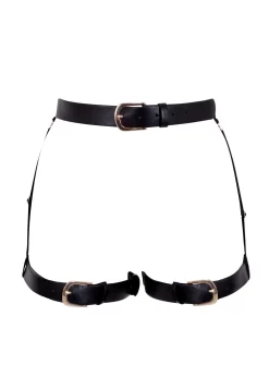 BLUEBELLA Zadie Faux Leather Thigh Harness -Boutique Fashion Lingerie Store bluebella zadie faux leather thigh harness bdsm sexy accessory G