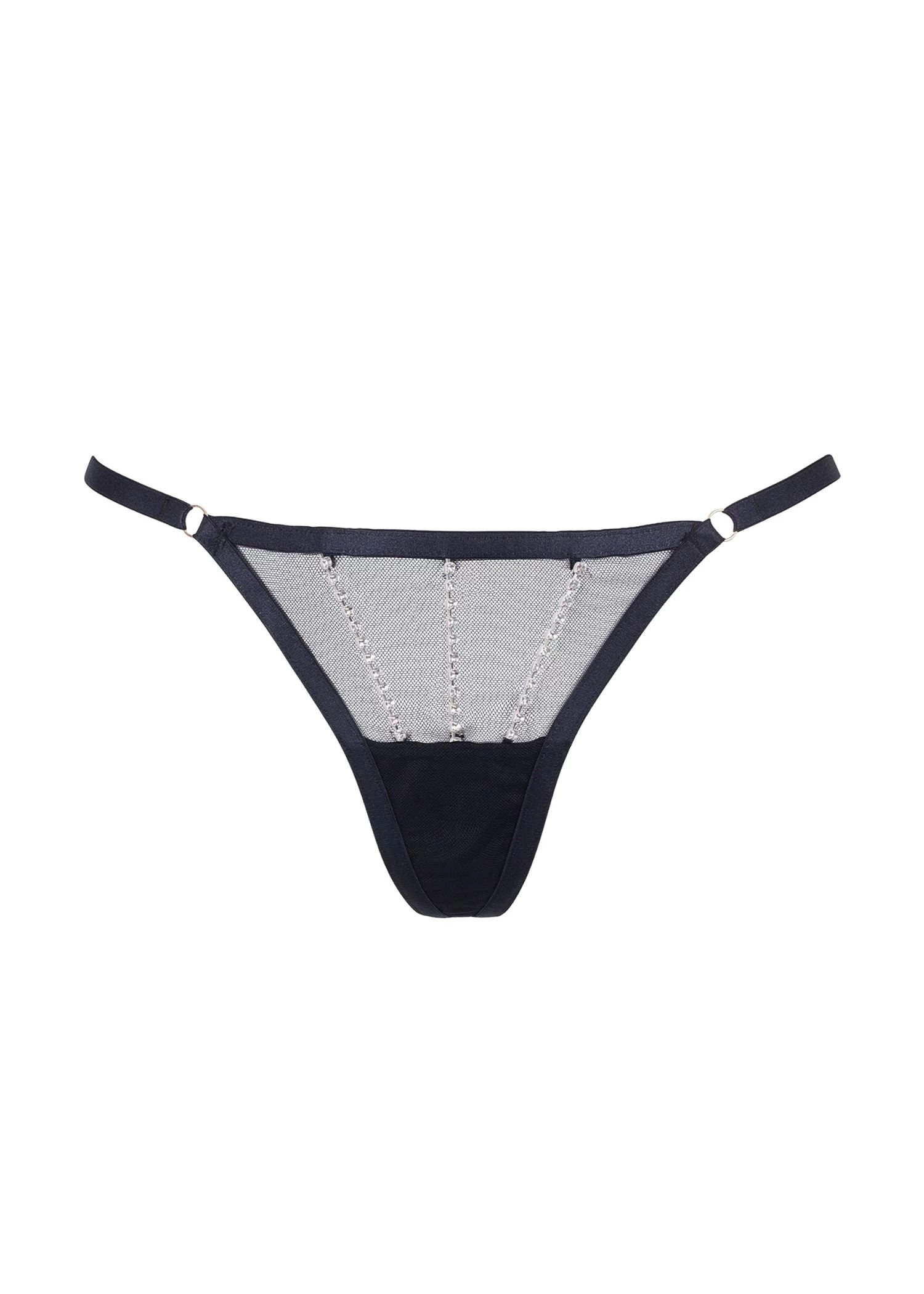 BLUEBELLA Zenn Thong (Black/Silver) 1 BLUEBELLA Zenn Thong (Black/Silver)