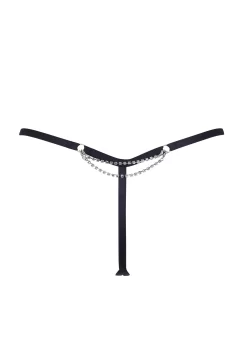 BLUEBELLA Zenn Thong (Black/Silver) 13 BLUEBELLA Zenn Thong (Black/Silver) -Boutique Fashion Lingerie Store bluebella zenn thong black silver underwear sexy lingerie G
