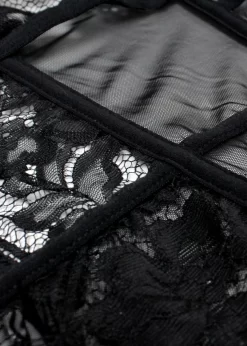 BLUEBELLA Chalfont (Black) Soft Basque -Boutique Fashion Lingerie Store bluebella chalfont softbasque 40738.bk 2