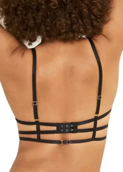 BLUEBELLA Estelle Bra -Boutique Fashion Lingerie Store blueblla estelle bra underwired mesh non padded black sexy lingerie C