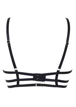 BLUEBELLA Estelle Bra -Boutique Fashion Lingerie Store blueblla estelle bra underwired mesh non padded black sexy lingerie G